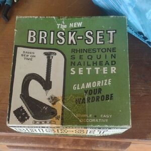 Brisk-Set Rhinestone Nailhead Setter NWT